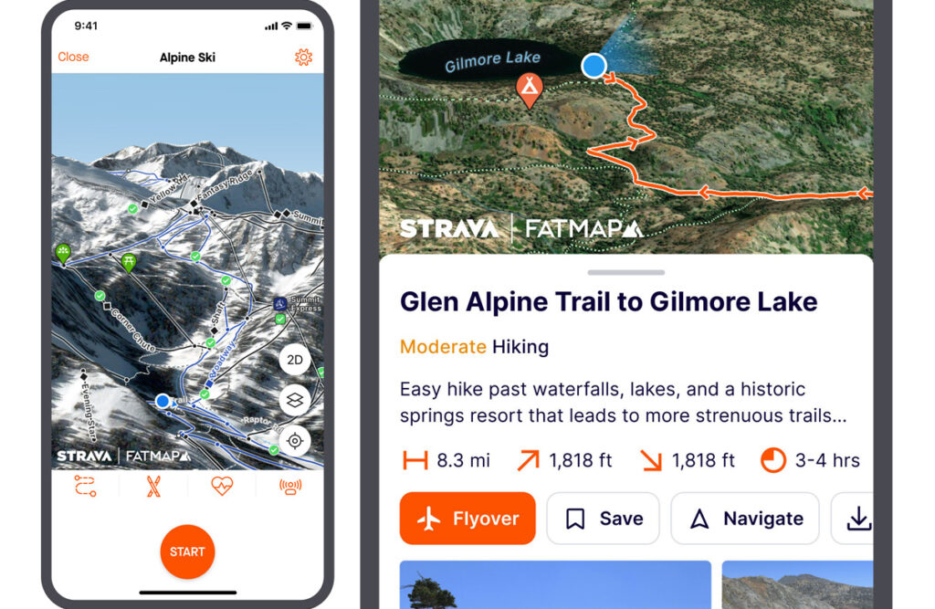 Strava Acquires Outdoor Adventure Platform, FATMAP Visualization of possible future product integration for FATMAP within Strava
